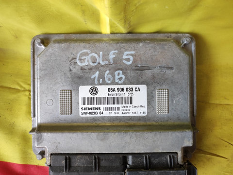 ECU Calculator Motor Volkswagen Golf 5. Motorizare: 1.6B Cod: 06A906033CA