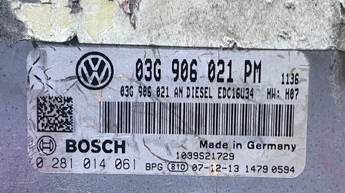 ECU Calculator Motor Volkswagen Jetta 3 