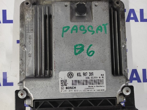 ECU Calculator motor Volkswagen Passat B6 2.0 TDI CBAB, cod 03L907309, 0281015029