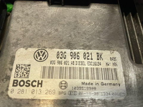 ECU Calculator Motor Volkswagen Touran 2.0 TDI BMM 2003 - 2010 Cod 03G906021BK 0281013269 [2727X]