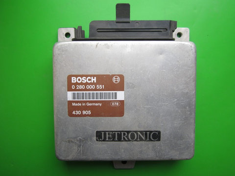 ECU Calculator motor Volvo 480 1.7 430905 0280000551