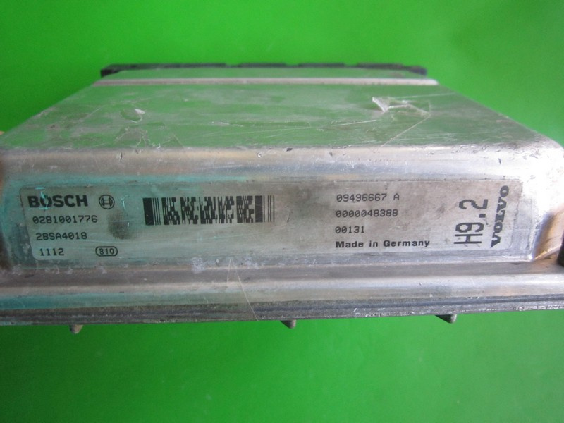 ECU Calculator motor Volvo S80 2.5 tdi 09496667A 0281001776 MSA15.8