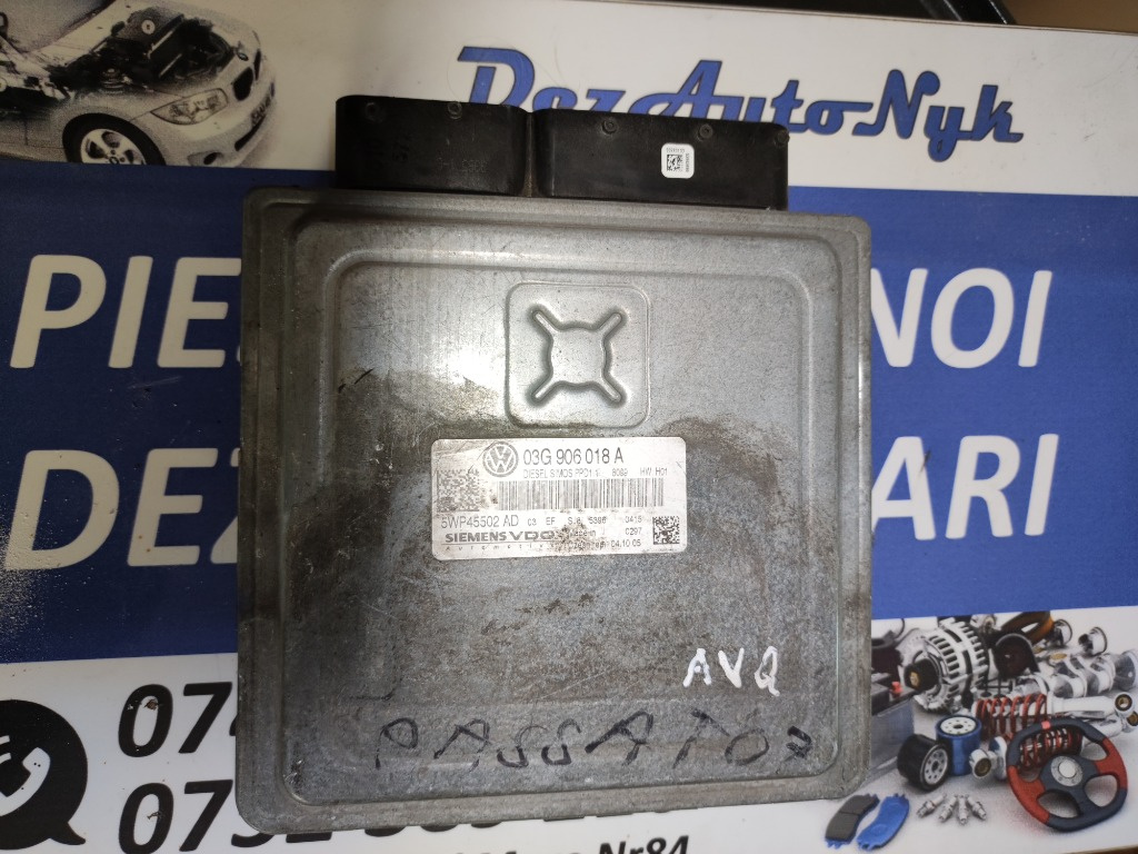 Ecu calculator motor Vw AUDI 03G906018 A 2004-2008