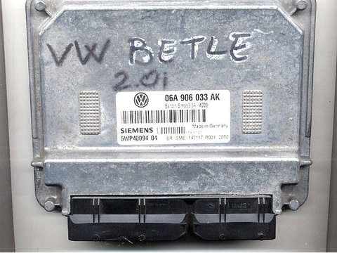 ECU Calculator motor VW Beetle 1.6 06A906033AK 5WP40094 SIMOS 3.3A {