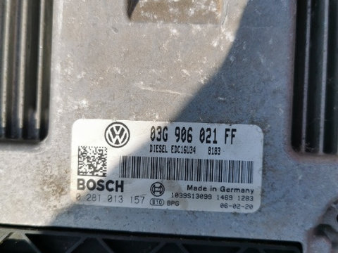 ECU Calculator motor VW Caddy 1.9 tdi 03G906021FF 0281013157 EDC16U34