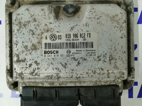 ECU Calculator motor VW Golf 4 1.9 tdi cod 038906012FB 0281010651 EDC15VM+ ASV