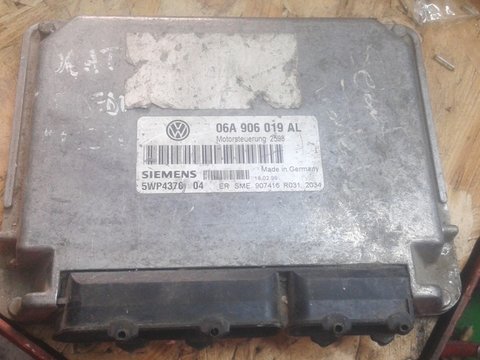 Ecu Calculator Motor VW Golf 4 /Bora /Skoda AKL 1.6 benzina cod: 06A 906 019 AL SIEMENS cu factura