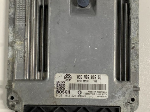 ECU / Calculator Motor VW Golf 5 2.0 SDI 2006 0281012221 / 03G906016GJ