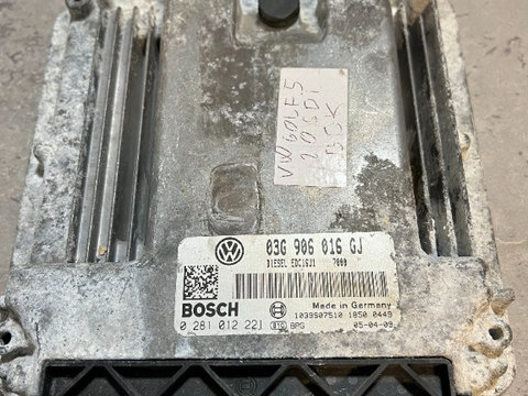 ECU Calculator Motor VW Golf 5 2.0 SDI BDK 2003 - 2009 Cod piesa : 03G 906 016 GJ
