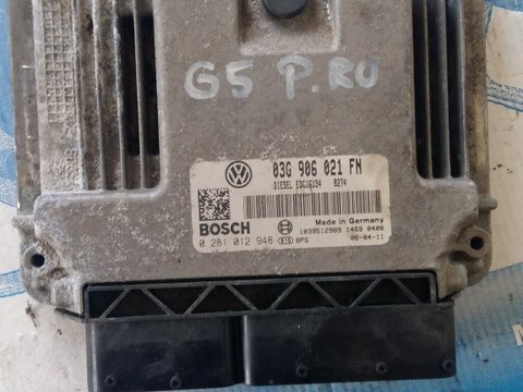 ECU Calculator motor VW Golf 5, 2.0 TDI cod produs : 03G 906 021 FN EDC16U1 0281012948