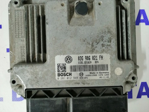 ECU Calculator motor VW Golf 5 2.0TDI 03G906021FN 0281012948 EDC16U34