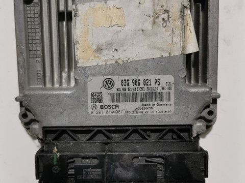 ECU Calculator motor, Vw Golf 5 Variant (1K5) 2.0 tdi, cod 03G906021PS, 0281014067 (#C-R18)
