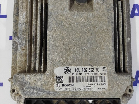 ECU Calculator motor VW Golf 6, 2.0 TDI,cod 03L906022MC 0281015756