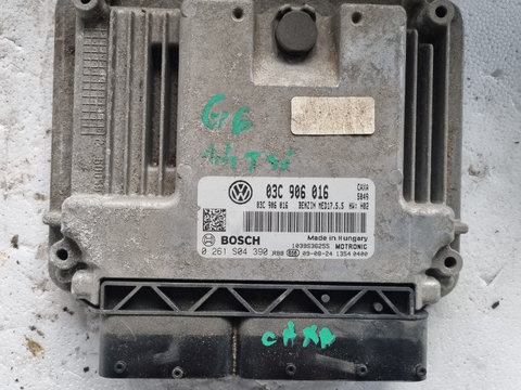 Ecu/Calculator motor VW GOLF 6,MOTOR:1.6 BENZINA,COD:03C 906 016