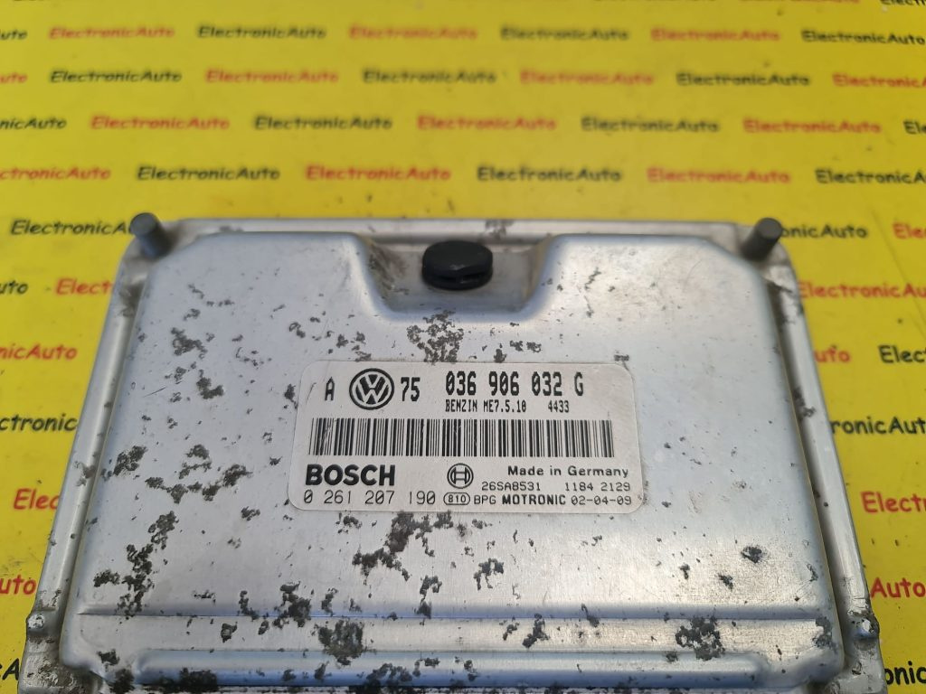 ECU Calculator motor VW Golf4 1.4, 0261207190, 036