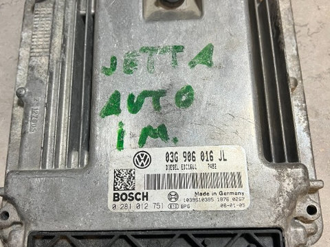 ECU Calculator motor VW Jetta 1.9 tdi 03G906016JL 0281012751