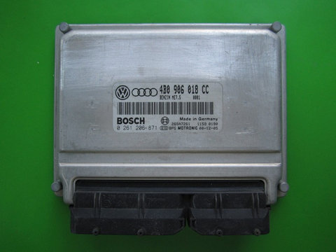 ECU Calculator motor VW Passat 1.8 4B0906018CC 0261206871 ME7.5 AWT