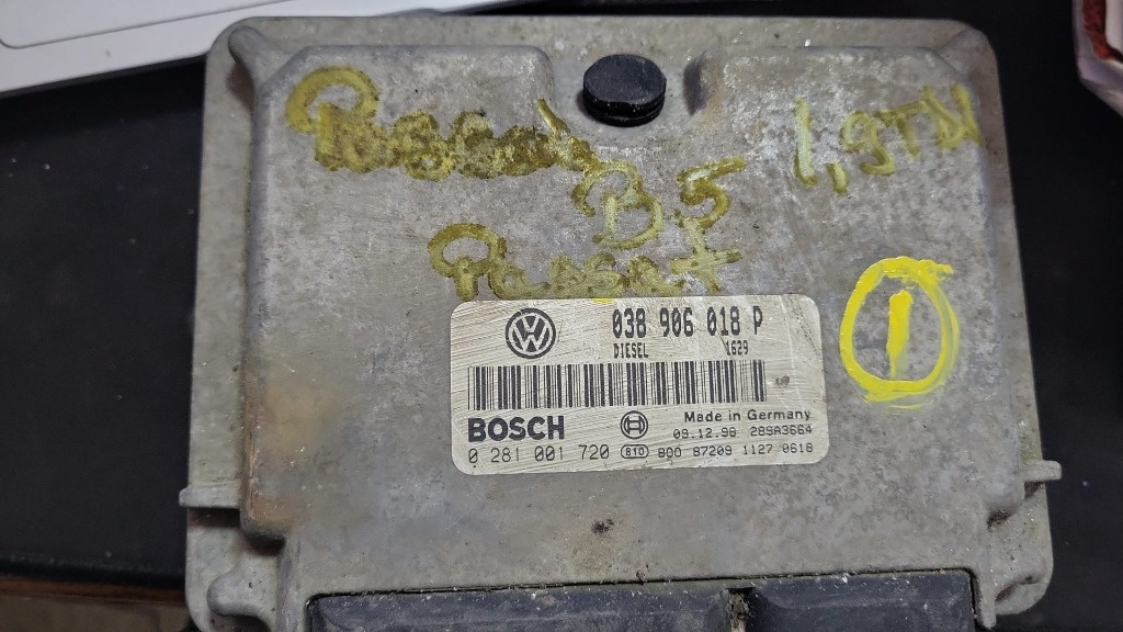 Ecu calculator motor vw passat 1.9 TDI AFN 038906018P 0281001720 EDC15V
