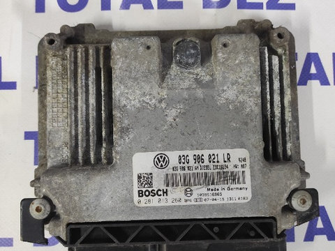 ECU calculator motor VW Passat B6 1.9 tdi Cod 03G906021LR bosch 0281013260 EDC16U34