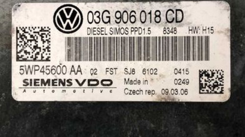 ECU Calculator motor VW Passat B6 2.0 TD