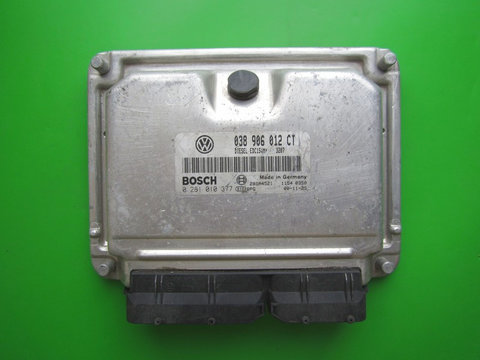 ECU Calculator motor VW Polo 1.9SDI 038906012CT 0281010377 EDC15VM+ ASX
