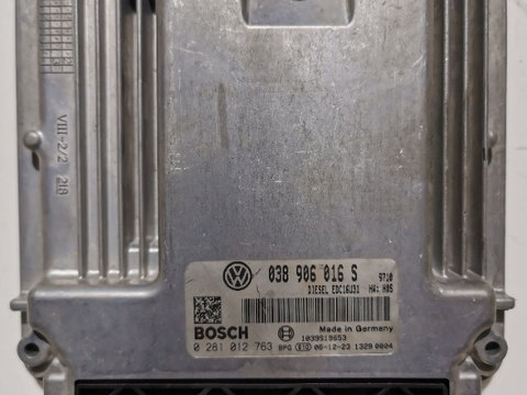 ECU Calculator motor VW T5 1.9 tdi 038906016S 0281012763 EDC16U31 BRR (#C-R18)
