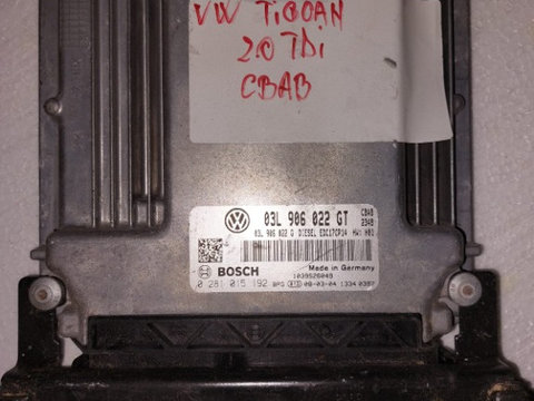 ECU calculator motor VW Tiguan 2.0 TDI CBAB COD: 03L906022GT