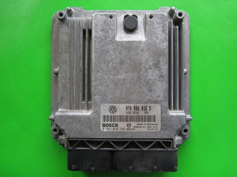 ECU Calculator motor VW Touareg 5.0TDI 070906016D 0281010736 EDC16U1 AYH {+