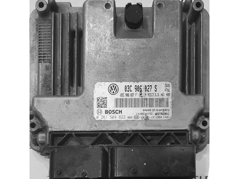 ECU Calculator motor VW Touran 1.4 03C906027S 0261S04622 MED17.5.5 CAVB H08 {