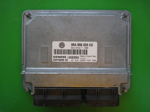 ECU Calculator motor VW Touran 1.6 06A906033CG 5WP40209 SIMOS 7.1 BGU