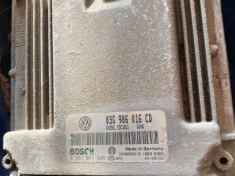 ECU Calculator motor VW Touran 1.9 tdi 0281011945, 03G906016CD