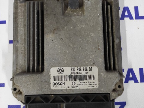 ECU Calculator motor VW Touran 1.9 tdi cod 0281011761, 03G906016BT