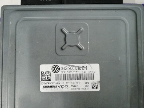 ECU Calculator motor VW Touran 2.0TDI cod 03G906018EH 5WP45565 SIMOS PPD1.2 BMN + H42