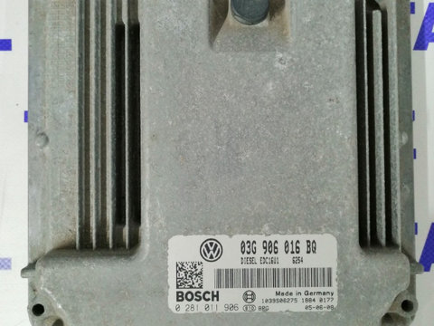 ECU Calculator motor VW Touran 2.0TDI cod 03G906016BQ 0281011906 EDC16U1 BKD