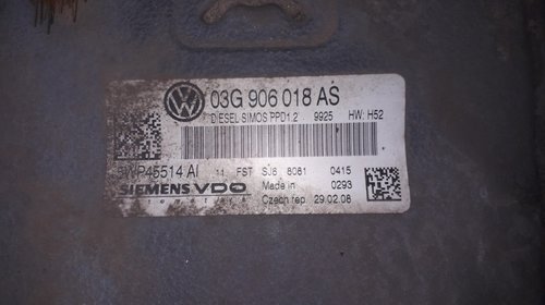 Ecu calculator pornire VW Passat B6 2.0T