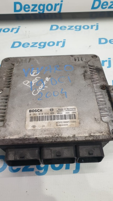 ECU calculator Vivaro 1.9 Dci 2004 Cod 0281010632