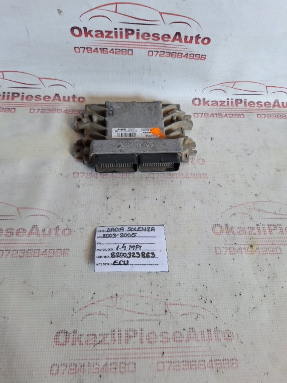 ECU DACIA SOLENZA 1.4 2003-2005 1.4 MPI 8200323863
