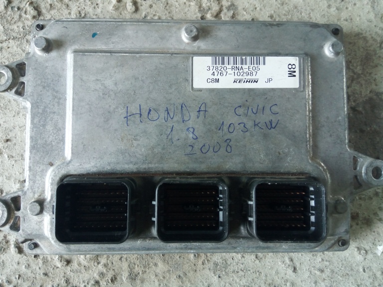 ECU Honda Civic 8 Sedan 1.8 103kw motor R18A1 cod 37820-RNA-E05