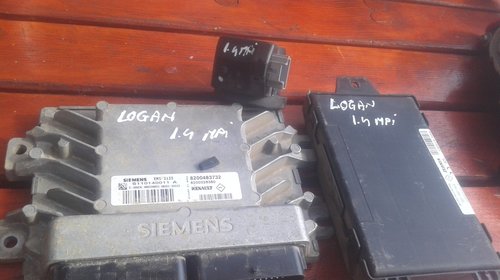 Ecu (kit pornire cip+imo+ecu ) Dacia Logan 1.4 MPI Siemens EMS 3132  /8200483732 / 8200326380 #UodsDNownFV