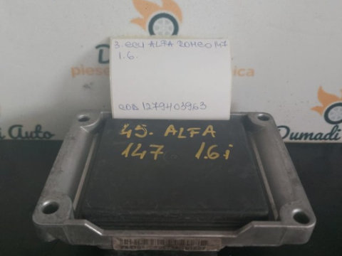 ECU motor ALFA ROMEO 147 1.6 Cod 127H03963