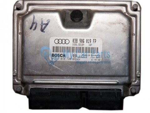 ECU motor Audi A4 (8E2, B6) 1.9 TDI AWX 96kW 11.00-12.04 - 038906019FP