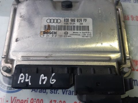 Ecu motor Audi A4 B6 1.9 tdi cod 038906019fp