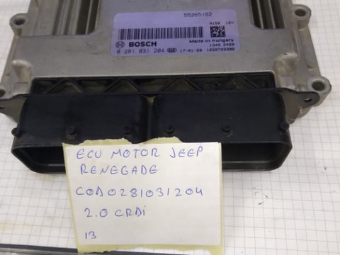 ECU motor JEEP RENEGATE 2.0.Cod 0281031204