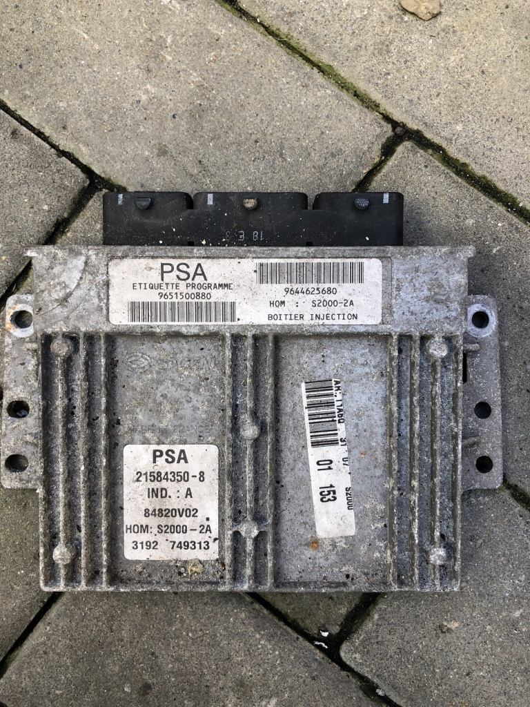 Ecu Motor Peugeot 206 KFW cod 9644625680