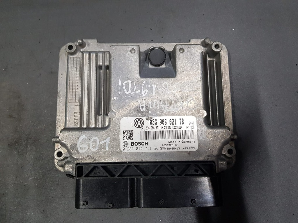 ECU motor Skoda Octavia 2008 1.9 TDI 03G 906 021 T