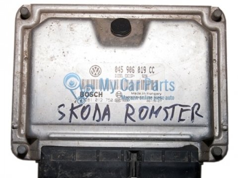 Ecu motor Skoda Roomster 1,4 59kw 2006-2010 - 045906019CC