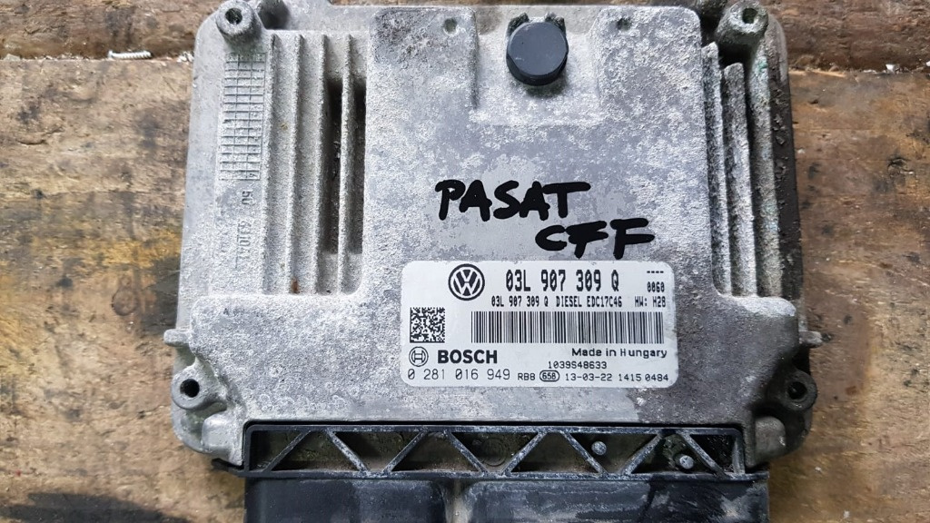 Ecu motor vw passat b7 2,0,cod piesa 03L907309Q