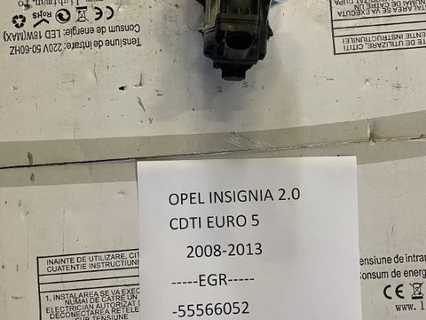 EGR Opel Insignia 2.0 CDTI A20DT A20DTH