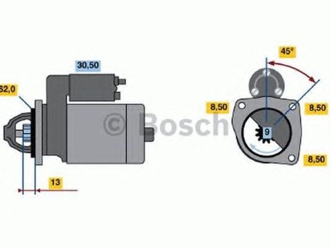 Electromotor ALFA ROMEO SPIDER 115 BOSCH 0001211207