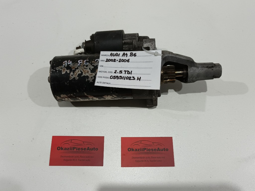 ELECTROMOTOR AUDI A4 B6 2002-2006 2.5 TDI 059911023H